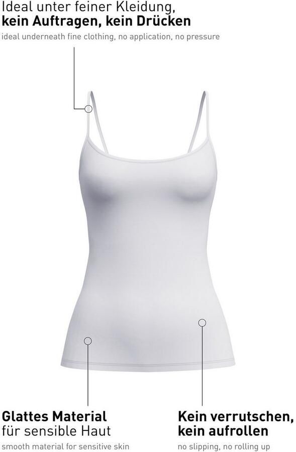 CALIDA Top met spaghettibandjes Sleek Skin zacht ademend elastisch vrouwelijk - Foto 5