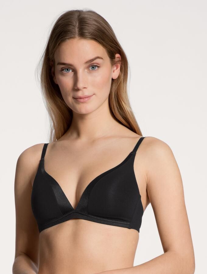 CALIDA Triangel-bh CATE Satijnen inzet zonder beugel Single-Jersey kwaliteit elastisch zacht - Foto 8