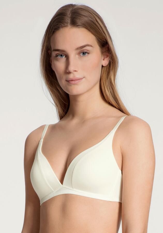 CALIDA Triangel-bh CATE Satijnen inzet zonder beugel Single-Jersey kwaliteit elastisch zacht - Foto 8