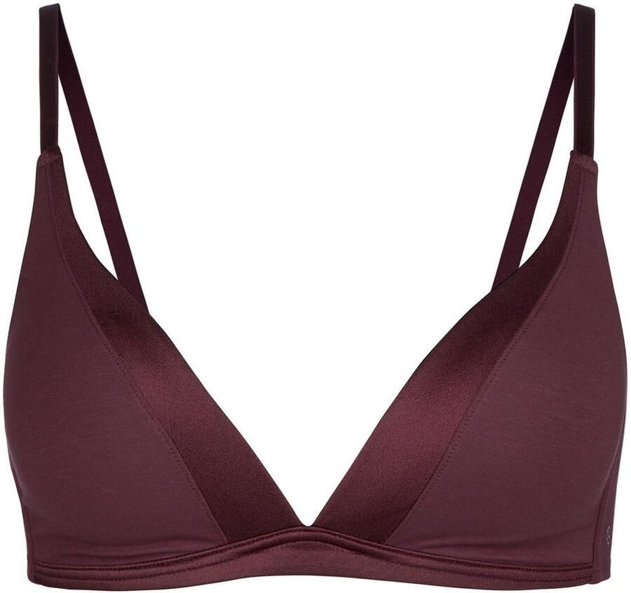 CALIDA Triangel-bh CATE Satijnen inzet zonder beugel Single-Jersey kwaliteit elastisch zacht