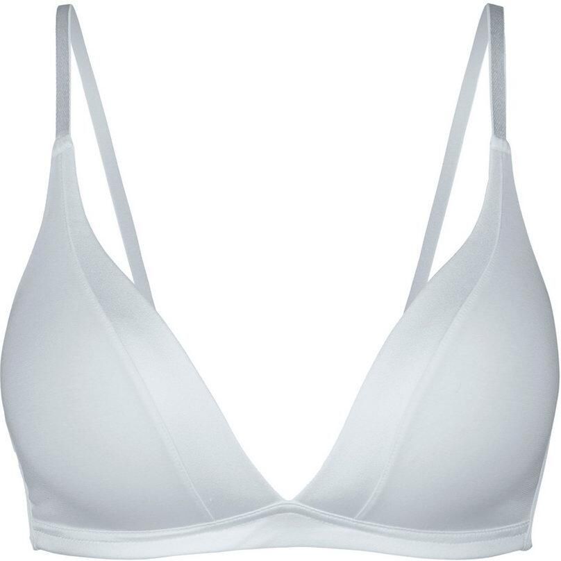 CALIDA Triangel-bh CATE Satijnen inzet zonder beugel Single-Jersey kwaliteit elastisch zacht - Foto 3