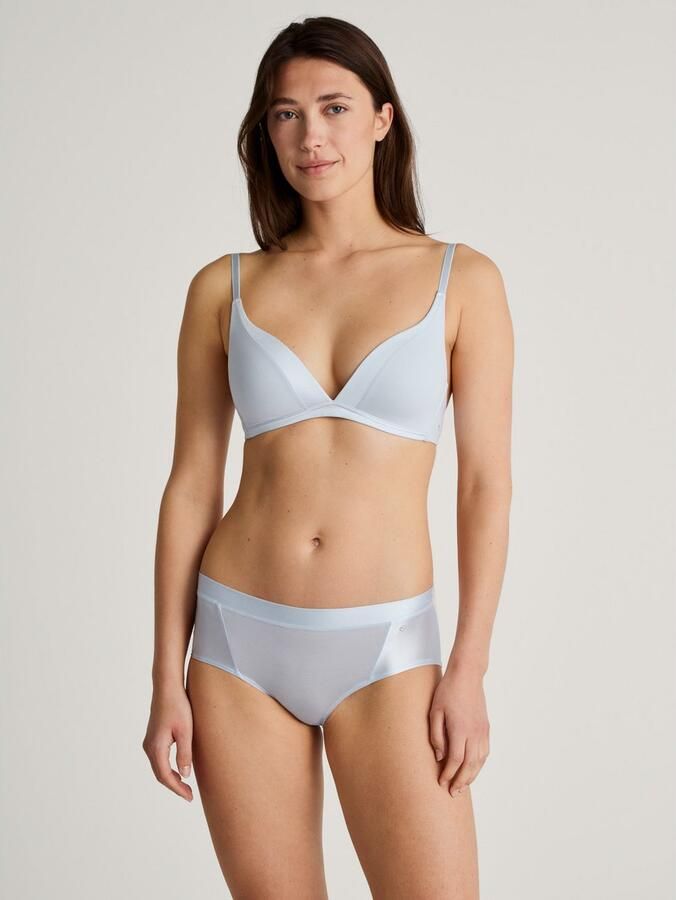 CALIDA Triangel-bh CATE Satijnen inzet zonder beugel Single-Jersey kwaliteit elastisch zacht - Foto 5