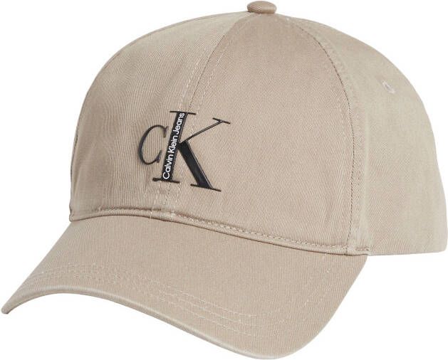 CALVIN KLEIN JEANS pet met logo zand