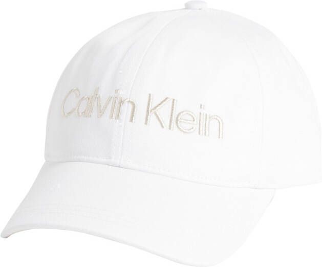 CK Calvin Klein Baseballpet met labelstitching