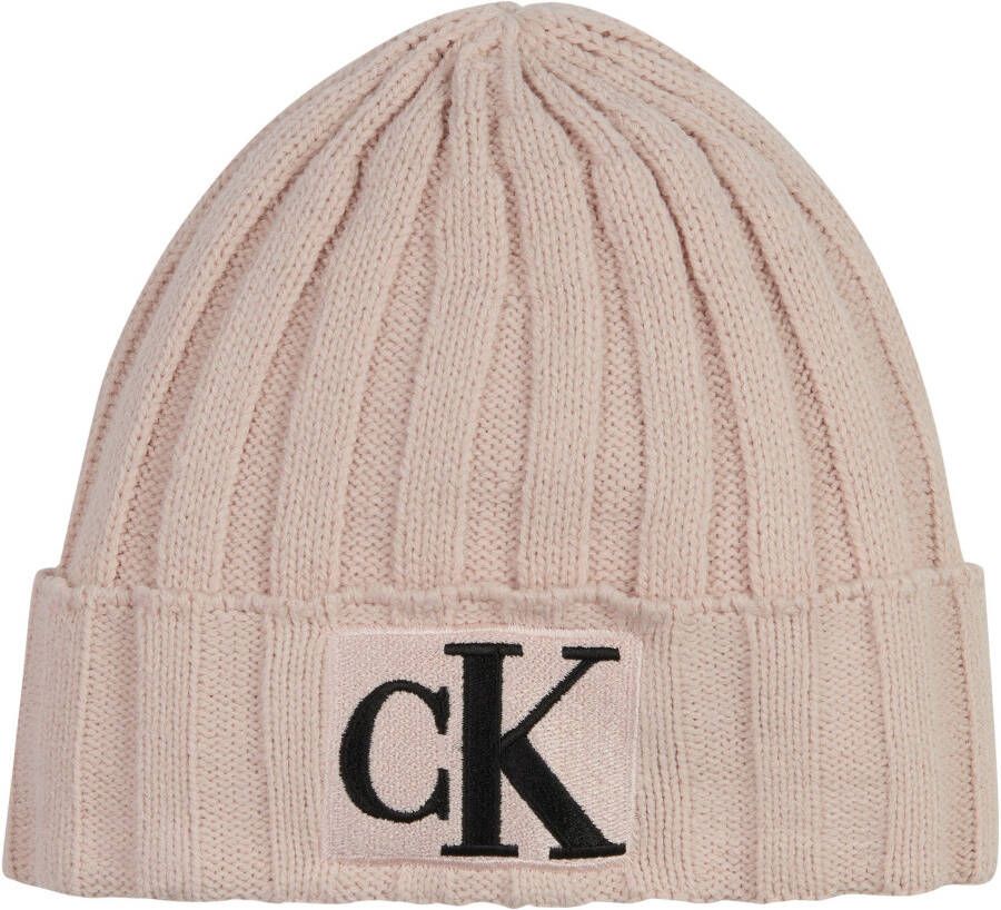 Calvin Klein Jeans Beanie met labelstitching