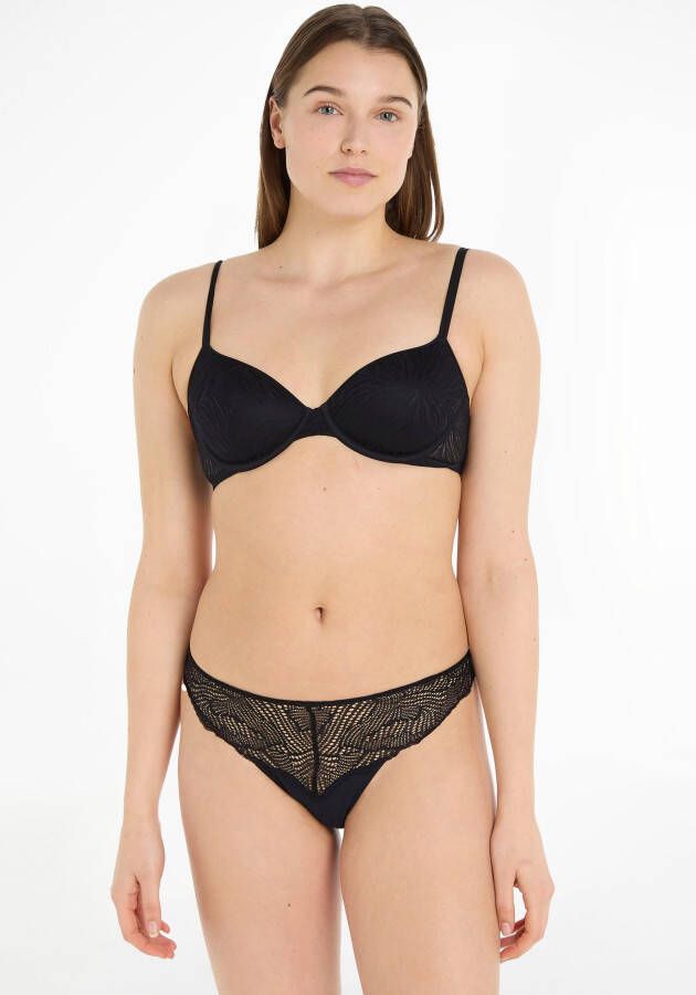 Calvin Klein Underwear Beugelbeha met kant model 'Sheer Marquisette'