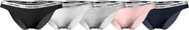 Calvin Klein Underwear Bikinislip met elastische band met logo in een set van 5 stuks