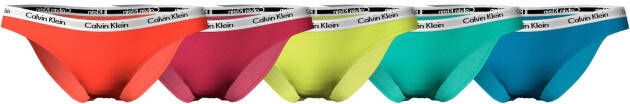 Calvin Klein Bikinibroekje BIKINI 5PK met klassieke tailleband met ck logo (5 stuks Set van 5)