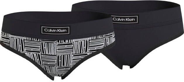 Calvin Klein Bikinibroekje met logo-opschrift (2 stuks Set van 2)