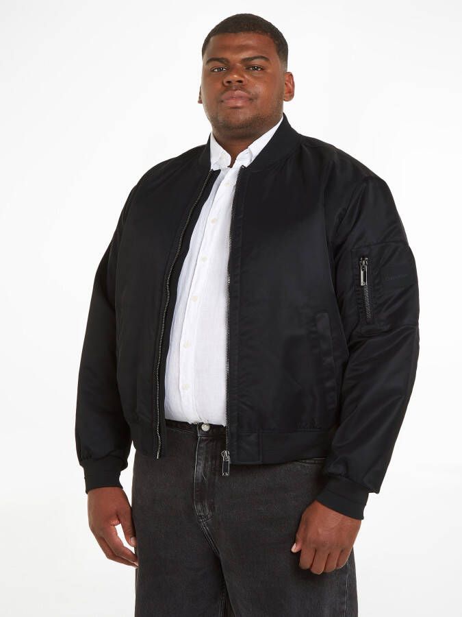 Calvin Klein Bomberjack BT_SATEEN HERO BOMBER met ritszak op de mouw