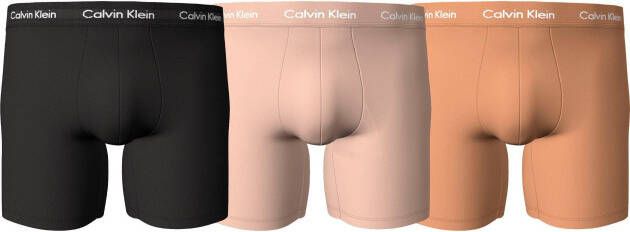 Calvin Klein Boxershort BOXER BRIEF 3PK met -logo op de elastische band (3 stuks Set van 3)