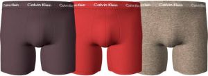 Calvin Klein Boxershort BOXER BRIEF 3PK met -logo op de elastische band (set van 3)