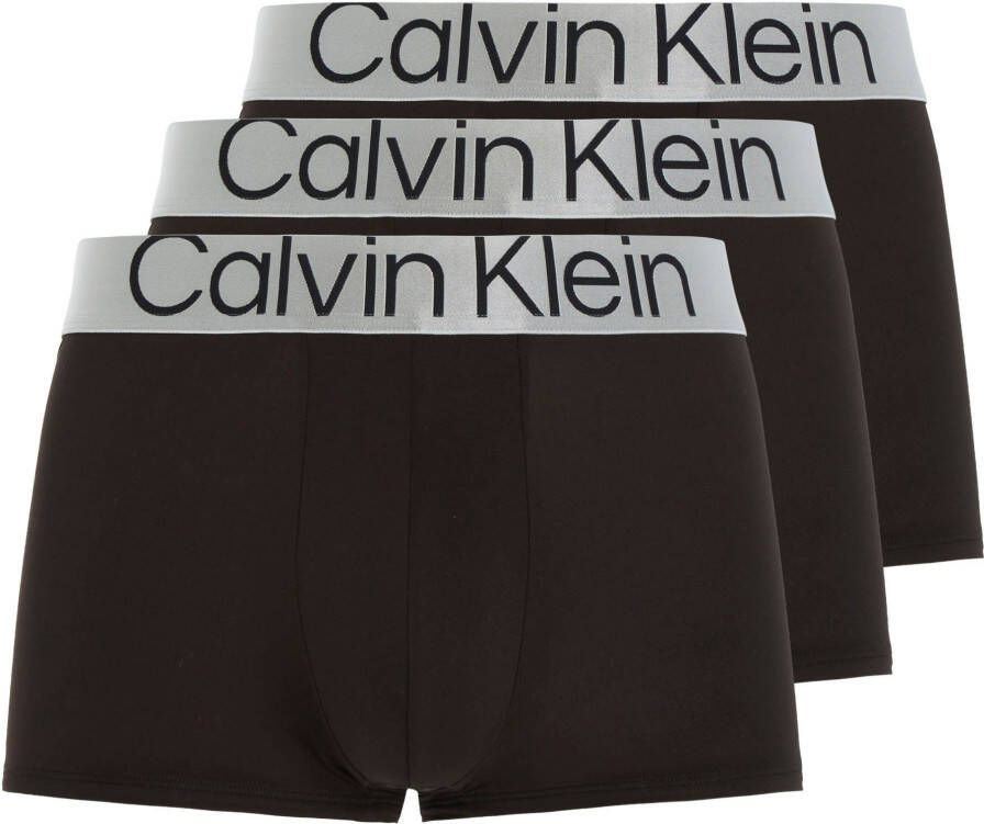 Calvin Klein Boxershort met contrasterend logo-opschrift (3 stuks Set van 3)
