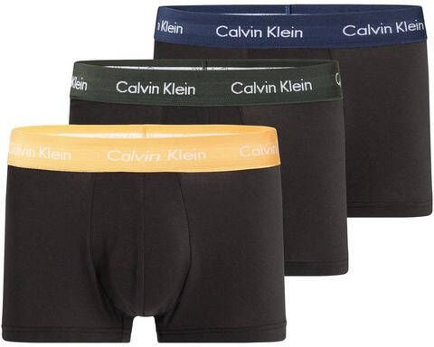Calvin Klein Boxershort met felgekleurde contrastkleurige onderbroekband(set 3 stuks Set van 3 )