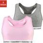 Calvin Klein UNDERWEAR bh top set van 2 roze grijs melange Meisjes Katoen 128-140 - Thumbnail 2