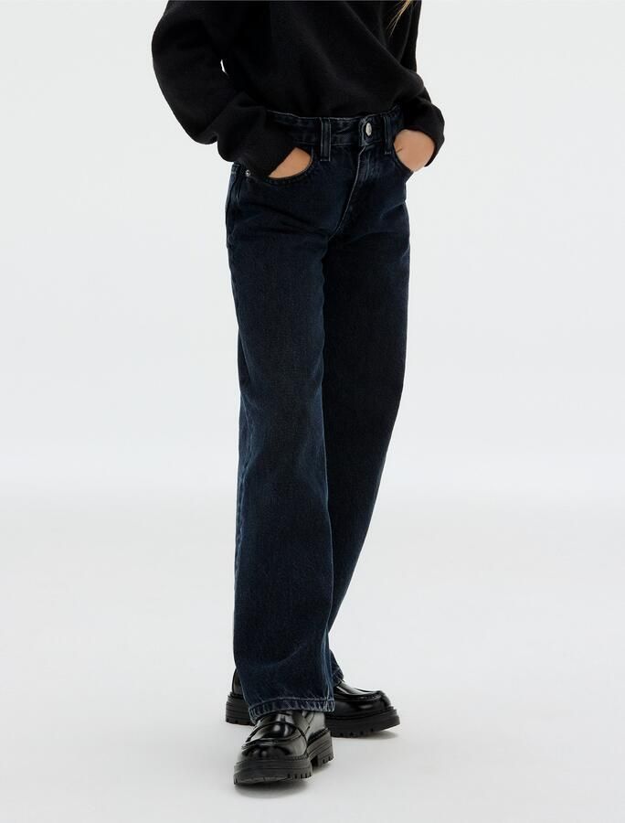 Calvin Klein 5-pocket jeans BARREL SALT&PEPPER GREY voor kinderen tot 16 jaar - Foto 5