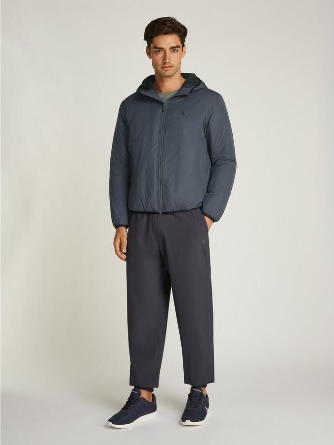 Calvin Klein Allweatherjack HI-NECK JACKET Logoprint capuchon - Foto 4