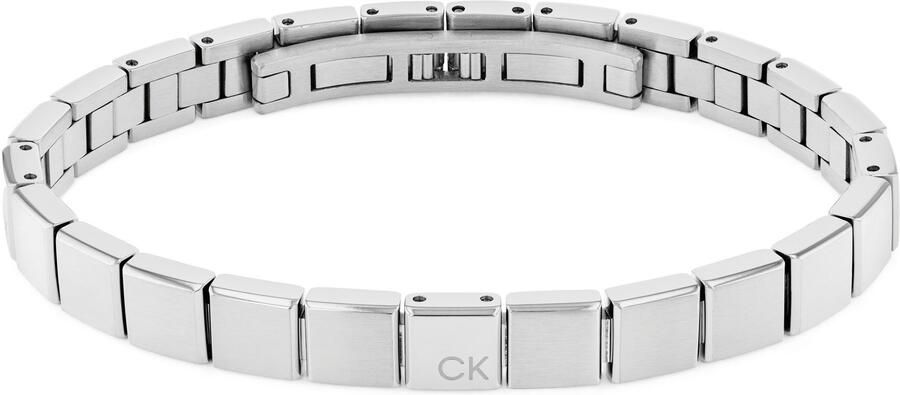 Calvin Klein Armband Sieraden roestvrij staal armbanden schakelketting SQUARES bij hoodie shirt jeans sneakers jas underwear!