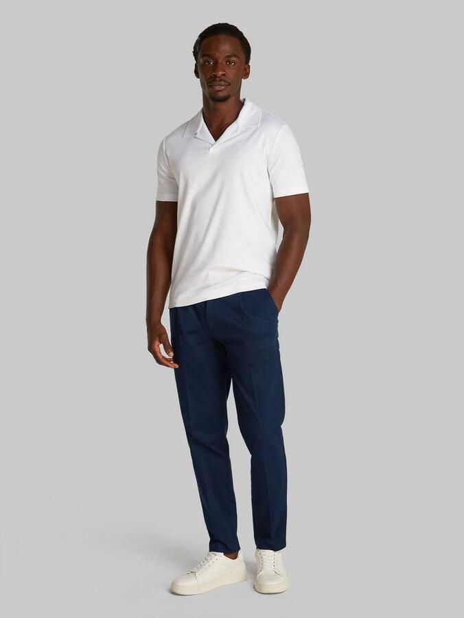 Calvin Klein Bandplooibroek SATEEN STRETCH TAPERED PLEAT - Foto 2