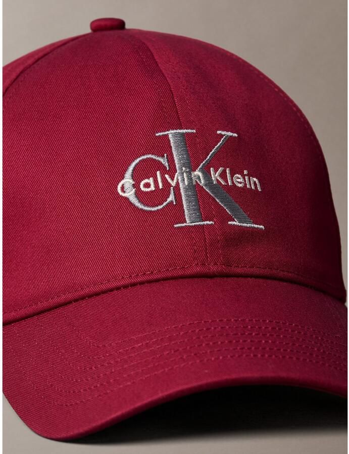 Calvin Klein Baseball pet MONO LOGO EMBRO CAP