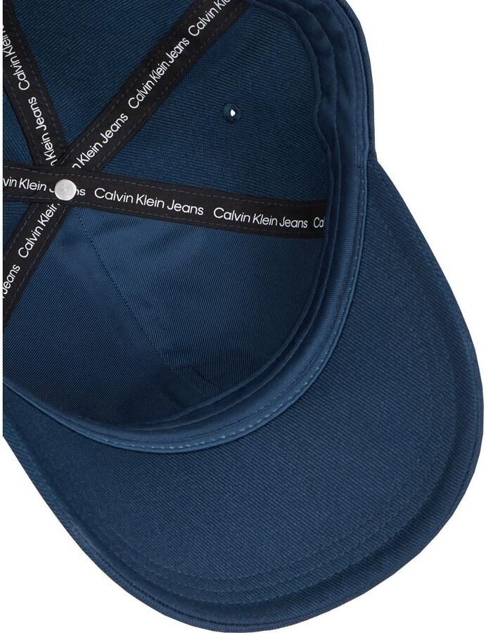 Calvin Klein Baseball pet MONO LOGO PATCH CAP lichte glans logo patch unisex