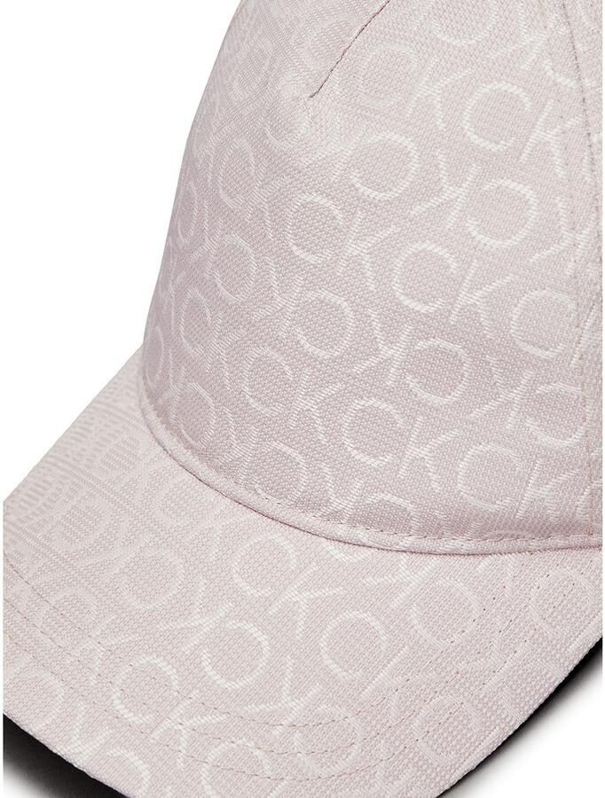 Calvin Klein Baseball pet MONOGRAM JACQUARD CAP Alloverpatroon klemsluiting