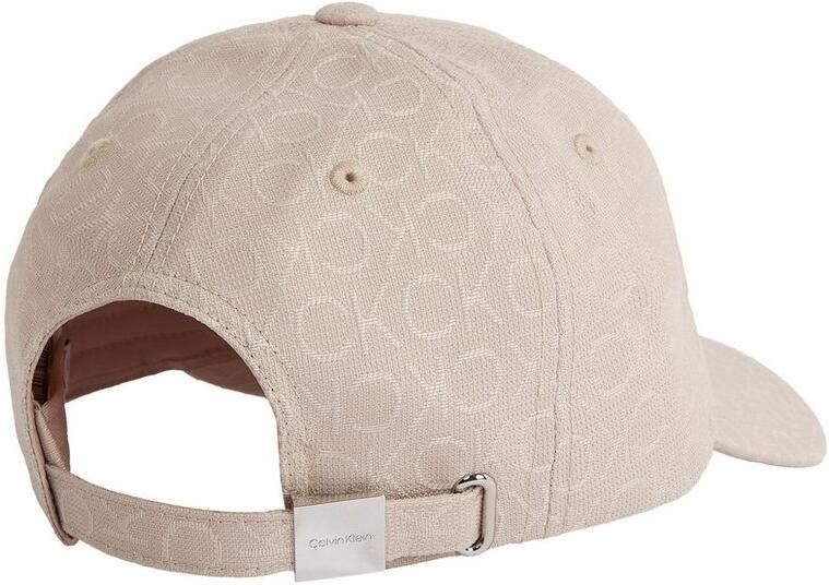 Calvin Klein Baseball pet MONOGRAM JACQUARD CAP Alloverpatroon klemsluiting - Foto 5
