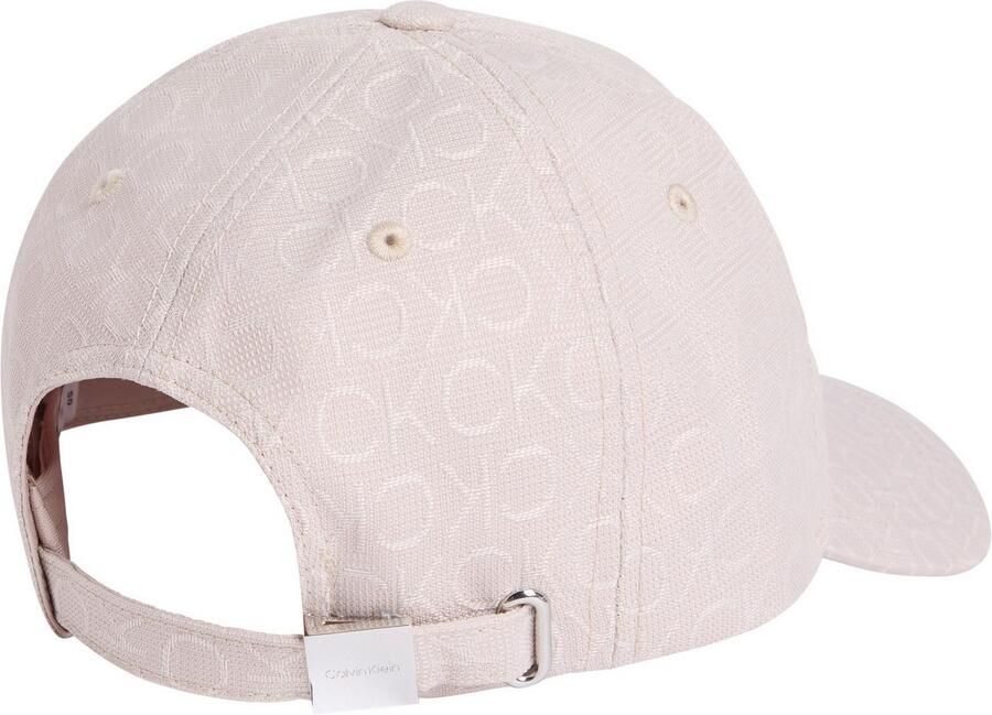 Calvin Klein Baseball pet MONOGRAM JACQUARD CAP Alloverpatroon klemsluiting - Foto 3