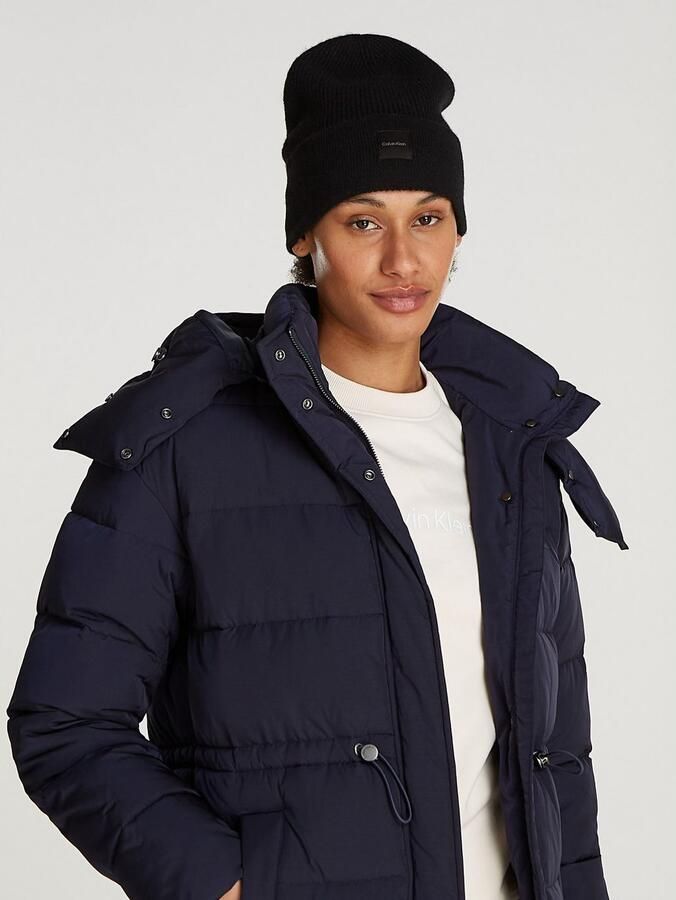 Calvin Klein Jeans Muts CASHMERE CHUNKY OPEN RIB BEANIE K60K612584