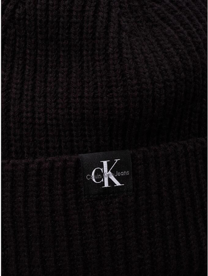 Calvin Klein Zwarte hoeden met iconisch logo Black Unisex - Foto 4