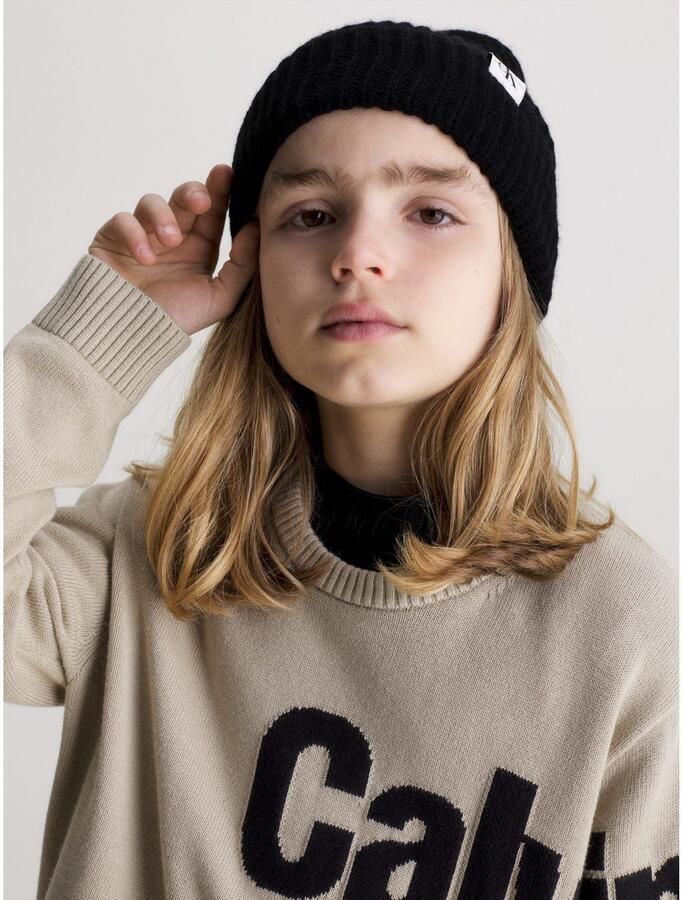 Calvin Klein Zwarte hoeden met iconisch logo Black Unisex - Foto 3