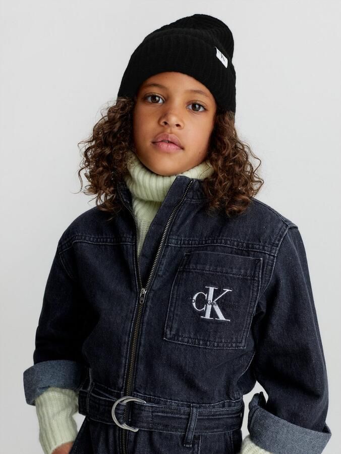 Calvin Klein Zwarte hoeden met iconisch logo Black Unisex - Foto 7