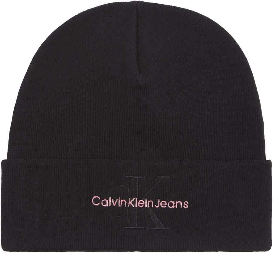 Calvin Klein Jeans Zwarte Logo Geborduurde Katoenen Pet Black Dames - Foto 2