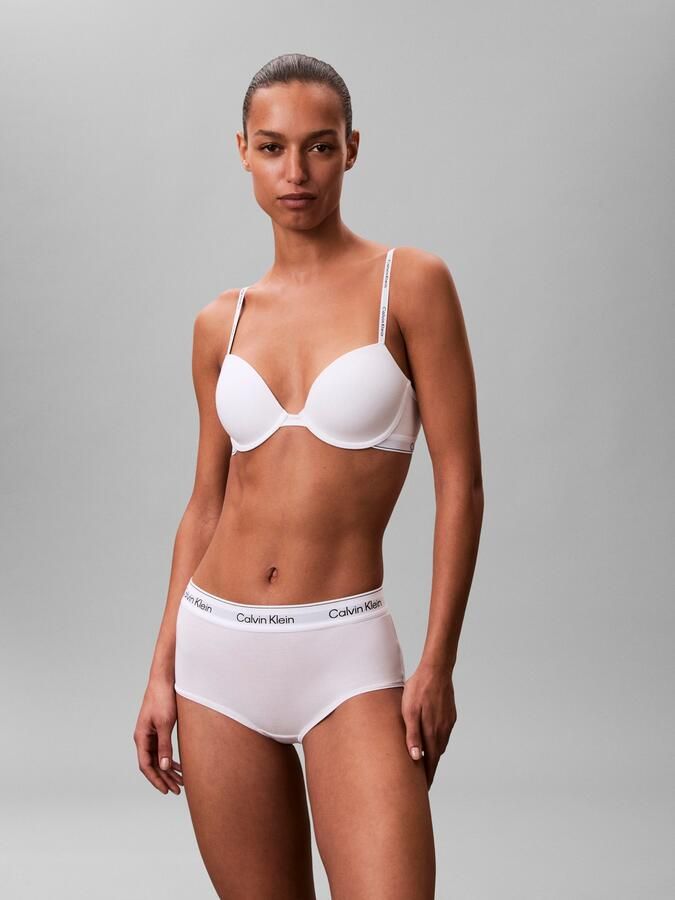 Calvin Klein Underwear Beha met spaghettibandjes met label model 'Demi' - Foto 6