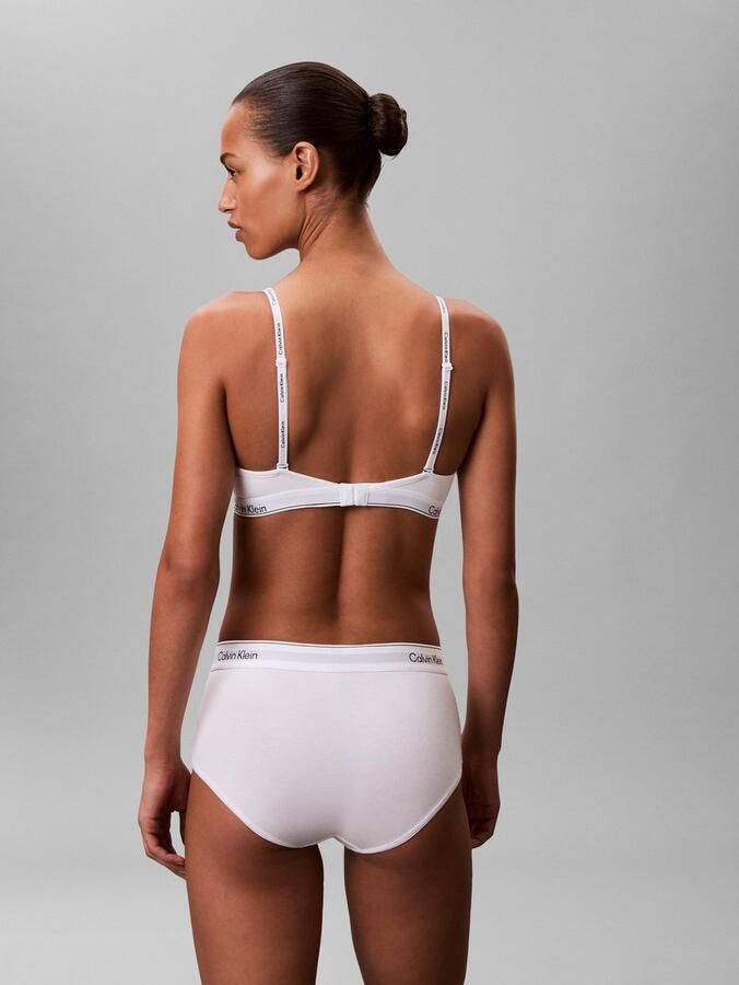Calvin Klein Underwear Beha met spaghettibandjes met label model 'Demi' - Foto 3