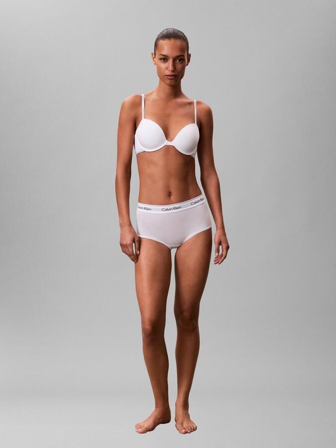 Calvin Klein Underwear Beha met spaghettibandjes met label model 'Demi' - Foto 5