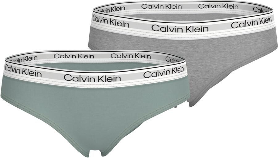 Calvin Klein Bikinibroekje 2PK BIKINI voor kinderen tot 16 jaar met logo-elastische tailleband (Set van 2) - Foto 2