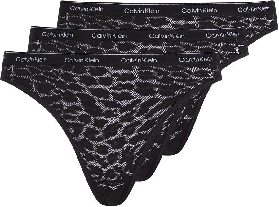Calvin Klein Bikinibroekje 3 PACK BIKINI (LOW-RISE) met ck-logo op de tailleband (3 stuks) - Foto 6