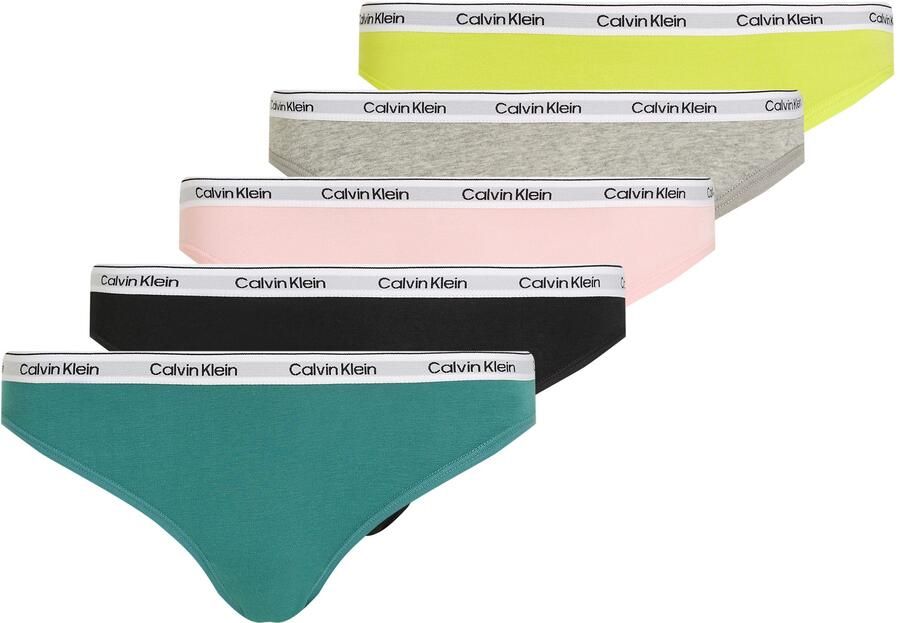 Calvin Klein Bikinibroekje 5 PACK BIKINI (LOW-RISE) (5 stuks Set van 5) - Foto 4