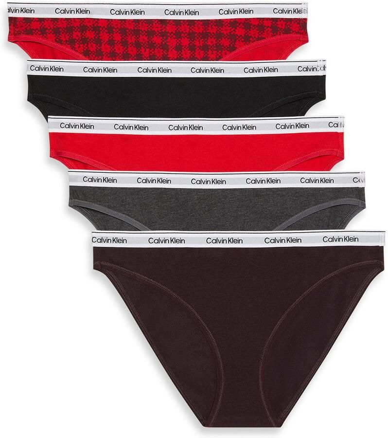 Calvin Klein Bikinibroekje 5 PACK BIKINI (LOW-RISE) (5 stuks Set van 5) - Foto 2