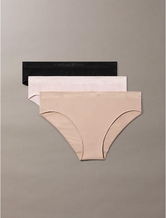 Calvin Klein Bikinibroekje BIKINI 3 PK Met elastische taille (set 3 stuks)