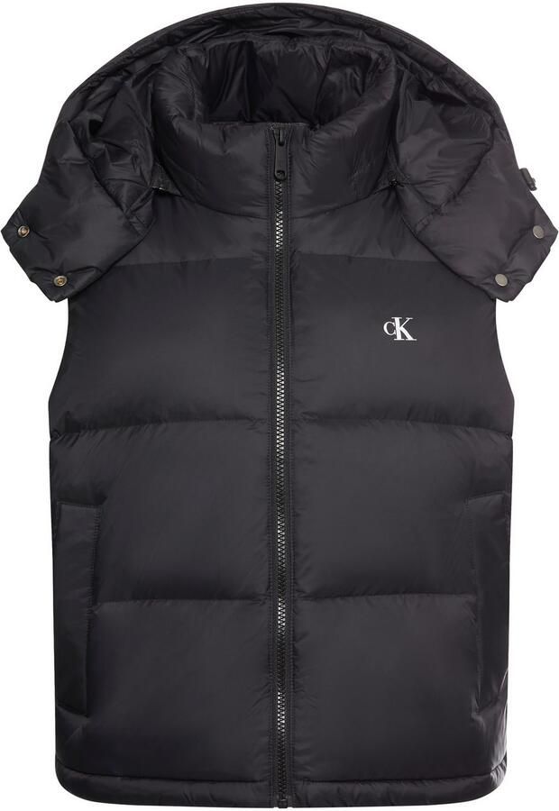 Calvin Klein Bodywarmer ESSENTIAL MIDWEIGHT PUFFER VEST met afneembare capuchon opstaande kraag - Foto 5