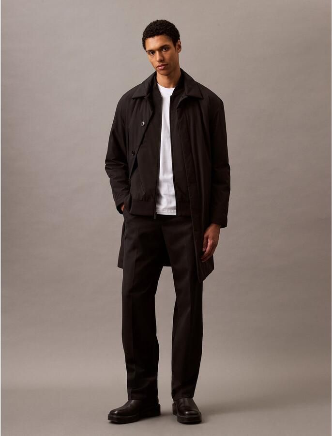 Calvin Klein Bomberjack Regular fit met ronde hals