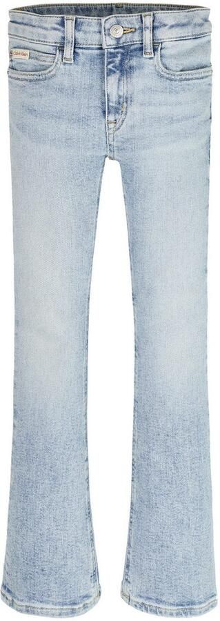 Calvin Klein Bootcut jeans MR FLARE LIGHT BLUE VISUAL DENIM voor kinderen tot 16 jaar met logopatch - Foto 3