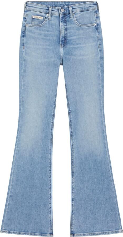 Calvin Klein Bootcut jeans SKINNY BOOTCUT met muntzakje logoprint