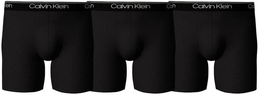 Calvin Klein Boxershort BOXER BRIEF 3PK met langere pijpen & logo-elastische tailleband (Set van 3) - Foto 9