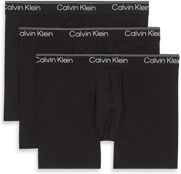 Calvin Klein Boxershort BOXER BRIEF 3PK met langere pijpen & logo-elastische tailleband (Set van 3) - Foto 12