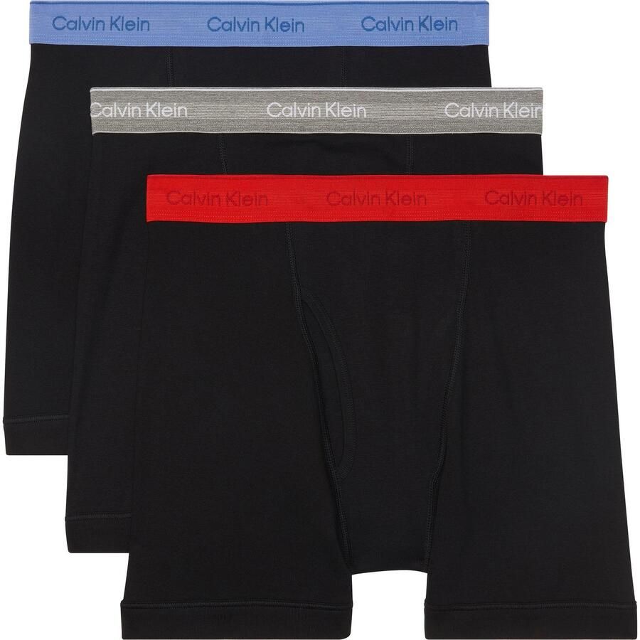 Calvin Klein Boxershort BOXER BRIEF 3PK met logo-elastische tailleband (3 stuks) (Set van 3)