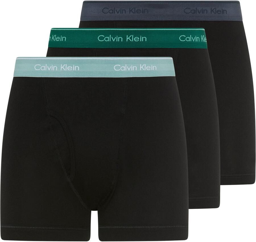 Calvin Klein Boxershort BOXER BRIEF 3PK met logo-elastische tailleband (3 stuks) (Set van 3)