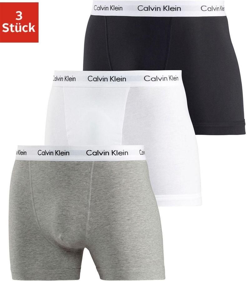 Calvin Klein Underwear Boxershort met elastische band met logo in een set van 3 stuks - Foto 12